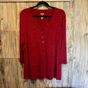 Croft & Barrow. 3/4 length sleeve tunic